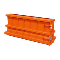 Stampo barriera arancione in acciaio 200x54x90 di Betonblock