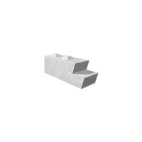 Mega blocco di cemento con gradini 160x40x40 cm