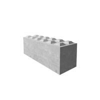 Stackable concrete Lego block 180x60x60