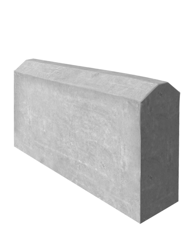 Mega Concrete Block 160x40x80 cm with Roof Shape