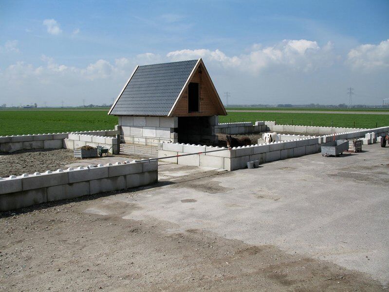 Gebruik van Betonblock® voor het vertragen van vuur 