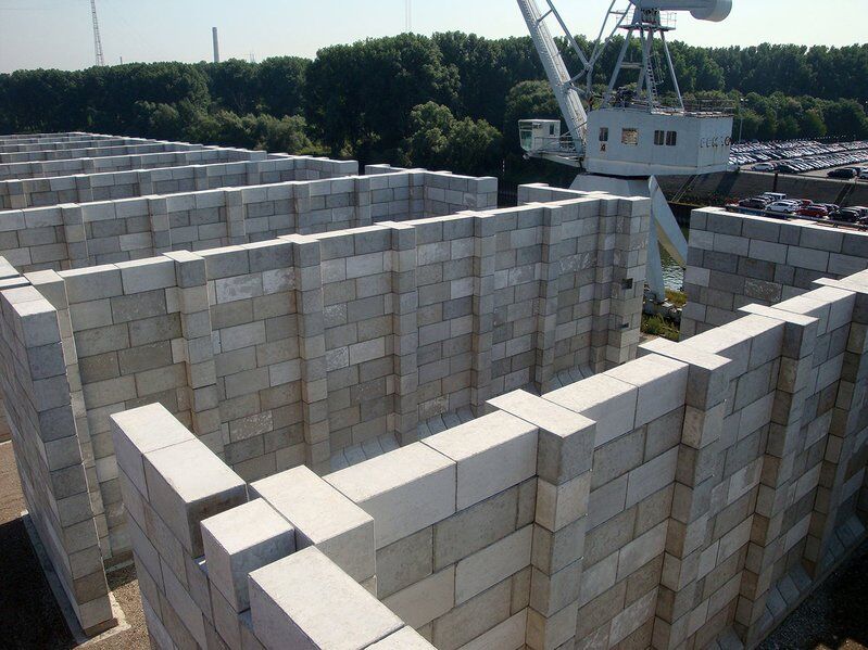 Brandmuren van betonblokken van Betonblock®