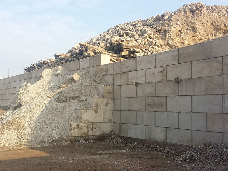 Betonblokken voor solide sleufsilo's - optimale opslag voor langdurig gebruik 