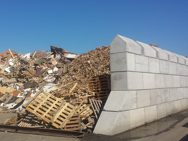 Sterke betonblokken voor sleufsilo-opslag en bouwoplossingen